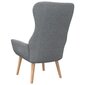 vidaXL Poilsio kėdė, šviesiai pilkos spalvos, audinys цена и информация | Svetainės foteliai | pigu.lt