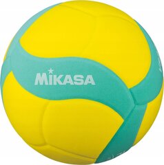 Мяч волейбольный Mikasa, размер 5, желтый цена и информация | Волейбольные мячи | pigu.lt