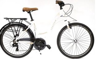 Miesto dviratis Rocksbike 17" (44 cm) rėmas, baltas kaina ir informacija | Dviračiai | pigu.lt