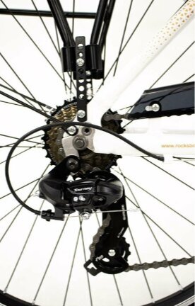 Miesto dviratis Rocksbike 17" (44 cm) rėmas, baltas kaina ir informacija | Dviračiai | pigu.lt