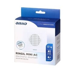 RINGIL MINI Bell OR-DP-MR-160/PW белоснежный цена и информация | Дверные звонки, глазки | pigu.lt