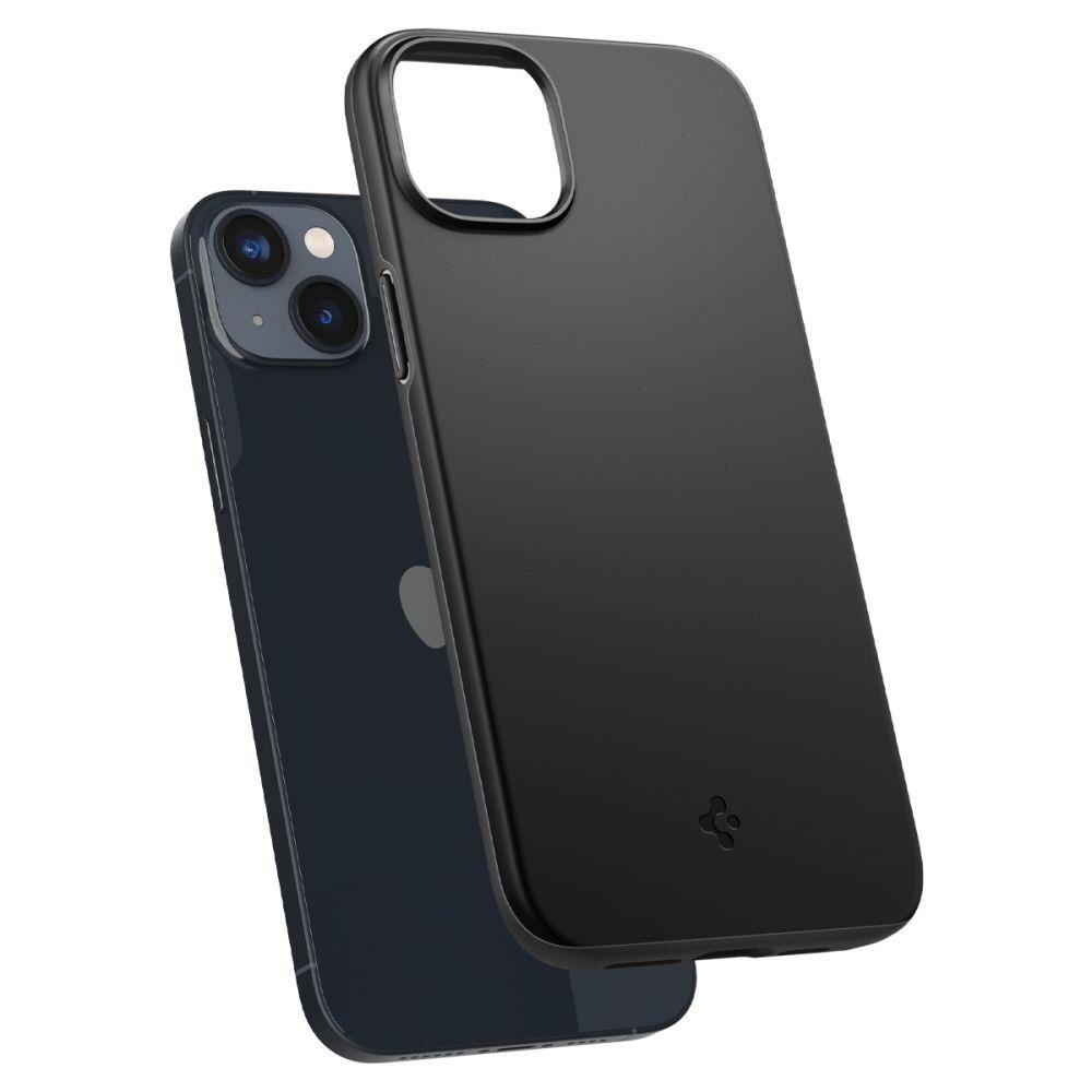 Spigen Thin Fit iPhone 14 Black kaina ir informacija | Telefono dėklai | pigu.lt