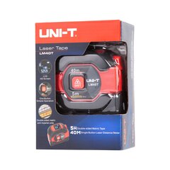 Lazerinis atstumo matuoklis Uni-T LM40T, 1 vnt. цена и информация | Механические инструменты | pigu.lt