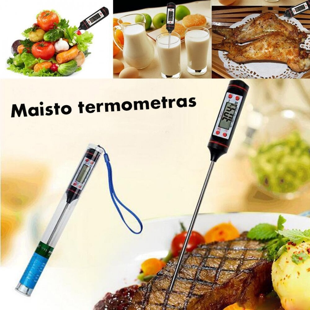 Maisto Termometras kaina ir informacija | Išskirtiniai maisto gaminimo prietaisai | pigu.lt