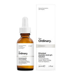 Etiliuotos askorbo rūgšties tirpalas The Ordinary Ethylated Ascorbic Acid 15% Solution, 30 ml kaina ir informacija | Veido aliejai, serumai | pigu.lt