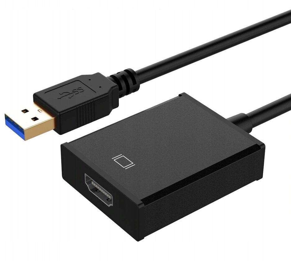 Переходник для компьютера, CO2, USB на HDMI FULL HD конвертер 0110 цена |  pigu.lt