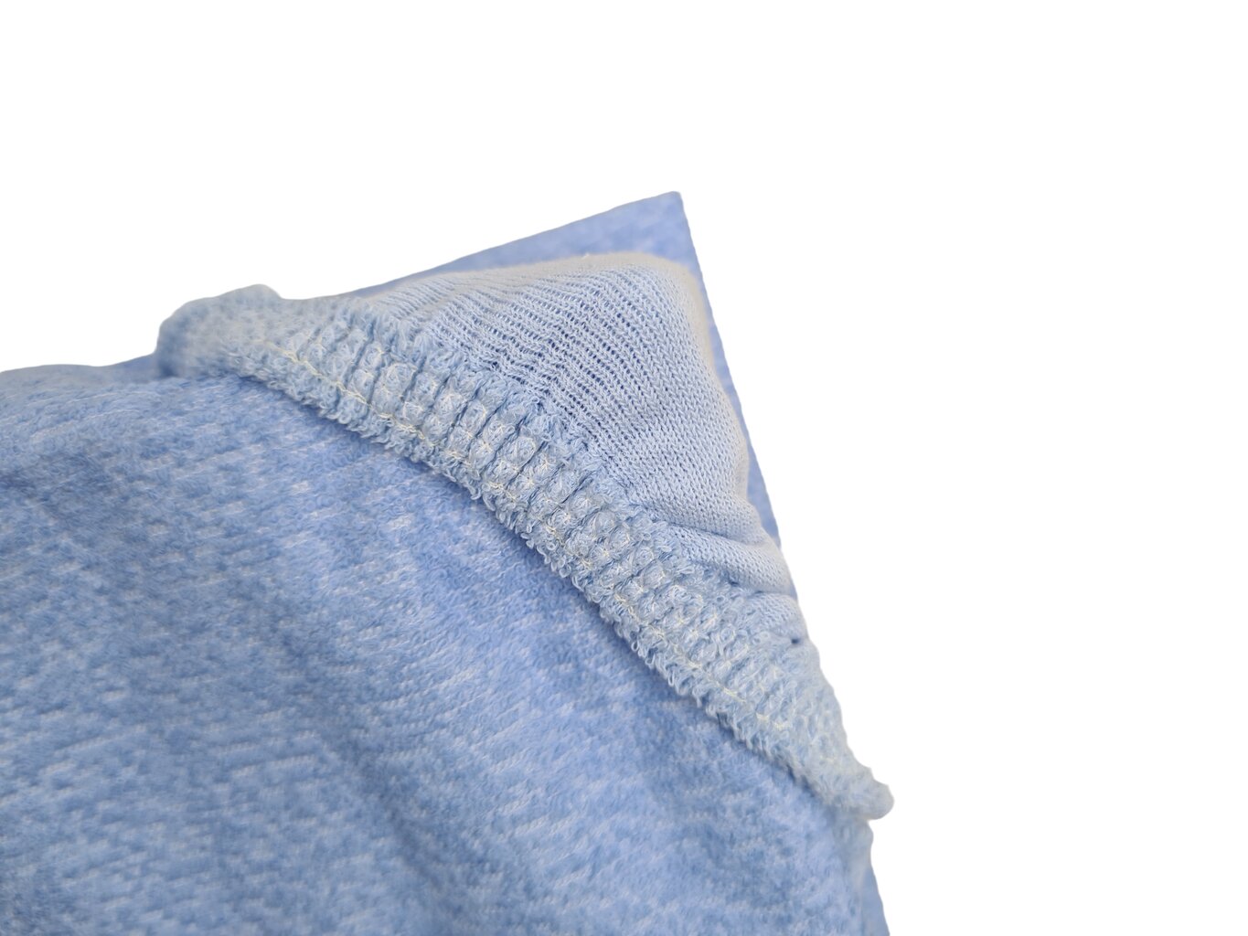 Neperšlampama frotė paklodė su guma, mėlyna 90x200 cm цена и информация | Paklodės | pigu.lt