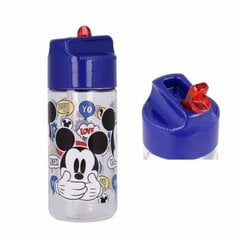 Детская бутылка для воды Микки Маус, 430 мл цена и информация | Фляги для воды | pigu.lt