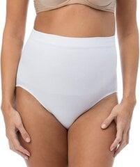 Женские послеродовые корректирующие брюки RelaxMaternity Slim, белые цена и информация | Корсет для похудения, корректирующий талию | pigu.lt
