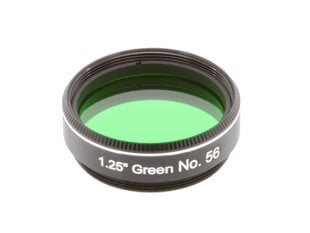 Фильтр 1,25" Explore Scientific, зеленый, № 56 цена и информация | Фильтры для объективов | pigu.lt