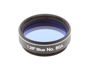 Фильтр Explore Scientific 1,25" №80A, синий цена и информация | Фильтры для объективов | pigu.lt