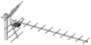 направленная телевизионная антенна 21-60 "яга" 19 элементов без симметрирующего устройства тем цена и информация | ТВ-антенны и аксессуары к ним | pigu.lt