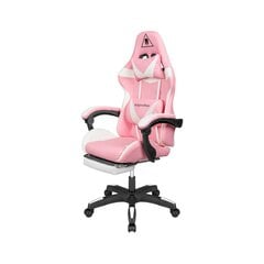 Игровое кресло Kruger & Matz Warrior GX-150 White and Pink цена и информация | Офисные кресла | pigu.lt