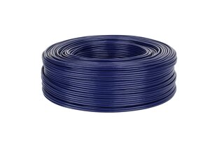 2 x RCA-4 мм синий кабель цена и информация | Кабели и провода | pigu.lt