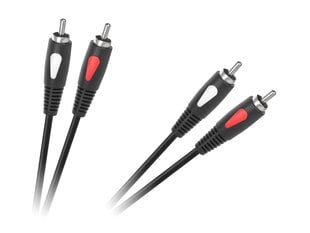 Кабель 2RCA-2RCA 5.0M Cabletech Eco-Line цена и информация | Аксессуары для телевизоров и Smart TV | pigu.lt