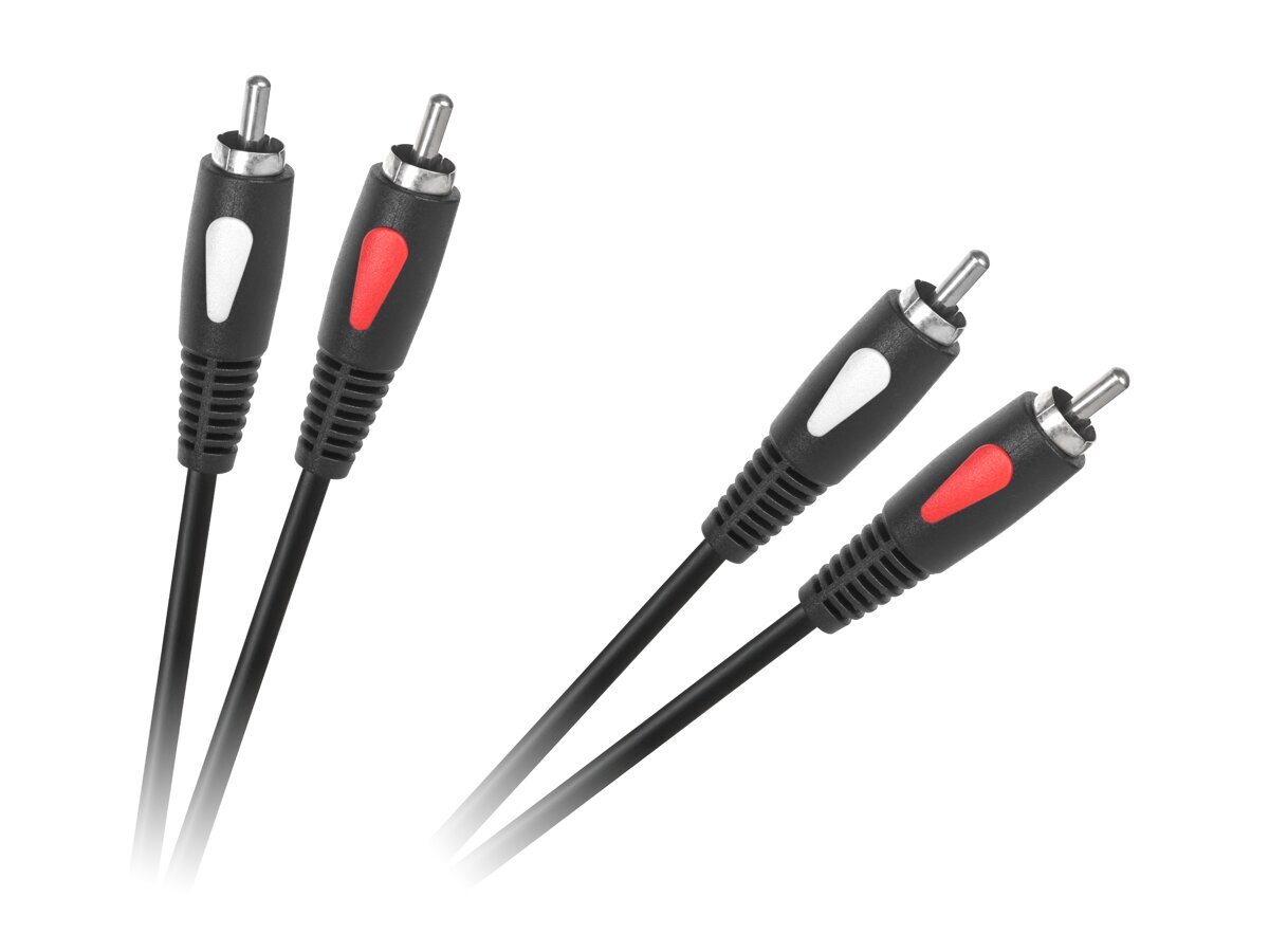 CableTech Eco-Line 2RCA-2RCA цена и информация | Išmaniųjų (Smart TV) ir televizorių priedai | pigu.lt