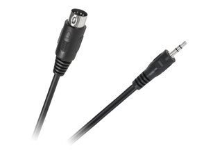 Din/Aux 3.5 mm, 1.2 m цена и информация | Кабели и провода | pigu.lt