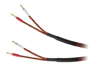 "акустический кабель kruger&matz 3,0 м (штекеры-бананы) цена и информация | Кабели и провода | pigu.lt