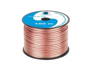 Garsiakalbio kabelis CCA 0,75 mm, 100m kaina ir informacija | Kabeliai ir laidai | pigu.lt