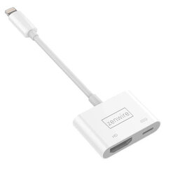 Keitiklis AV Lightning HDMI Full HD iPhone iPad цена и информация | Адаптеры, USB-разветвители | pigu.lt