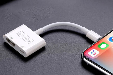 Keitiklis AV Lightning HDMI Full HD iPhone iPad kaina ir informacija | Adapteriai, USB šakotuvai | pigu.lt