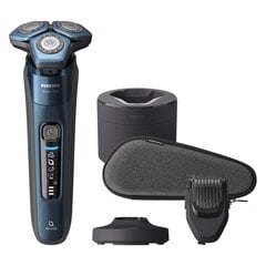 Ротационная бритва Philips SHAVER Series 7000 S7786/59, черный/синий цена и информация | Электробритвы | pigu.lt