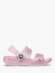 Basutės mergaitėms Crocs™ Classic Glitter Sandal Toddler 181863 kaina ir informacija | Basutės vaikams | pigu.lt