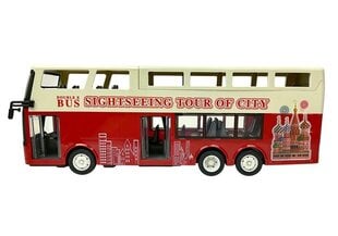 Радиоуправляемый двухэтажный автобус на радиоуправлении, красный цвет цена и информация | Игрушки для мальчиков | pigu.lt