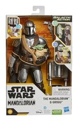 Rarewaves Star Wars - Galactic Action Mandalorian & Grogu цена и информация | Игрушки для мальчиков | pigu.lt