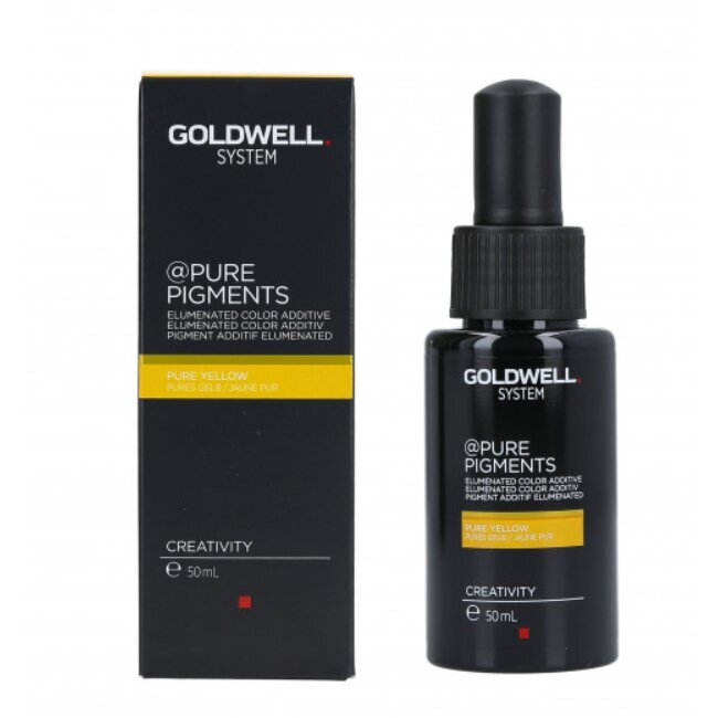 Pigmentas plaukų dažams goldwell pure pigments pure yellow, 50 ml. kaina ir informacija | Plaukų dažai | pigu.lt