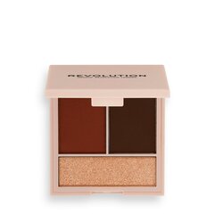 Kontūravimo paletė Makeup Revolution Contour Powder Compact Medium, 7g цена и информация | Пудры, базы под макияж | pigu.lt