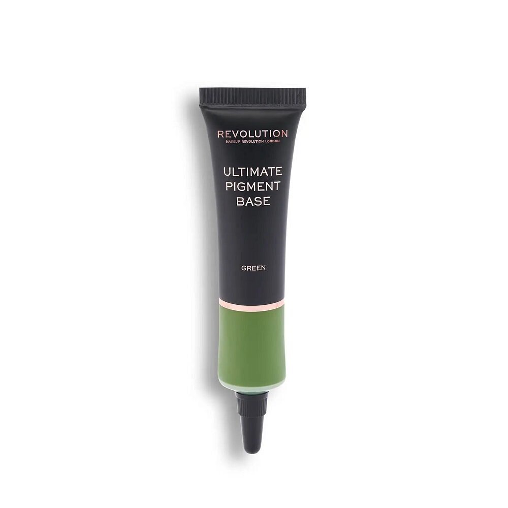 Akių šešėlių bazė makeup Revolution Ultimate Pigment Base Eyeshadow Primer Green, 15ml kaina ir informacija | Akių šešėliai, pieštukai, blakstienų tušai, serumai | pigu.lt