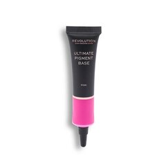 База для теней для век makeup Revolution Ultimate Pigment Base Eyeshadow Primer Pink, 15мл цена и информация | Тушь, средства для роста ресниц, тени для век, карандаши для глаз | pigu.lt