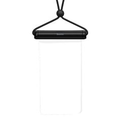 Baseus transparent waterproof phone case bag for swimming pool beach blue (ACFSD-E03) цена и информация | Чехлы для телефонов | pigu.lt