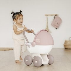 Lėlės vežimėlis su plastikiniu stogeliu Smoby kaina ir informacija | Žaislai mergaitėms | pigu.lt