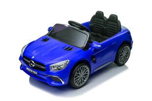 Vienvietis elektromobilis Mercedes SL65 LCD, lakuotas mėlynas kaina ir informacija | Elektromobiliai vaikams | pigu.lt