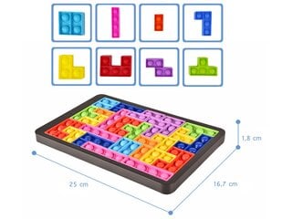 POP IT žaislas Tetris, dėlionė kaina ir informacija | Stalo žaidimai, galvosūkiai | pigu.lt