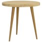 Šoninių staliukų rinkinys, 3vnt., šviesiai rudi, mdf ir geležis kaina ir informacija | Kavos staliukai | pigu.lt