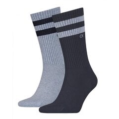 SOCKS CALVIN KLEIN CK MEN SOCK 2P STRIPES 701218711002 701218711002 цена и информация | Мужские носки | pigu.lt