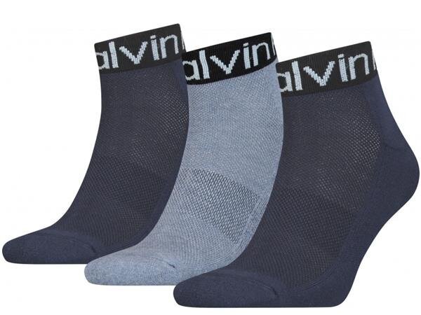 Kojinės vyrams Calvin Klein CK Men Quarter 701218722004, 3 poros цена и информация | Vyriškos kojinės | pigu.lt