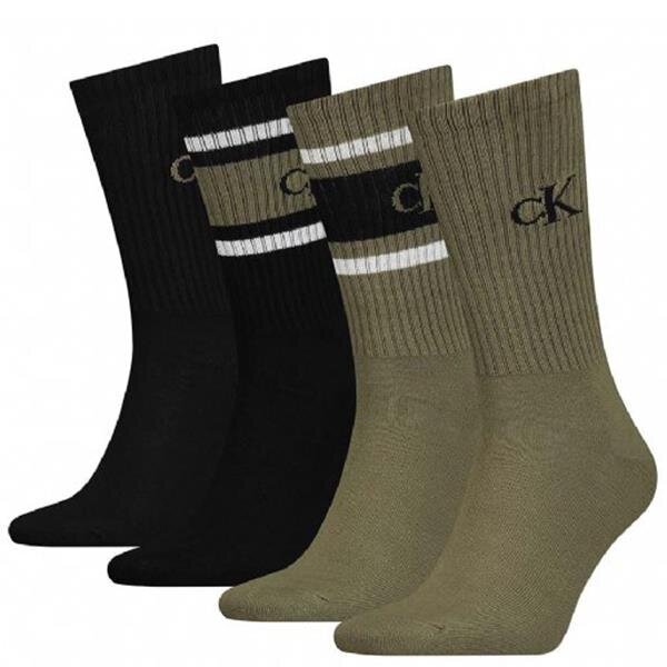 Kojinės vyrams Calvin Klein CK Men Sock 701219837002, 4 poros цена и информация | Vyriškos kojinės | pigu.lt