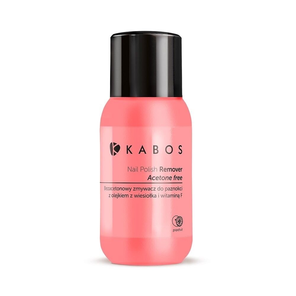 Nagų lako valiklis Kabos Grapfruit Nail Polish Remover Acetone Free, 150 ml цена и информация | Nagų lakai, stiprintojai | pigu.lt