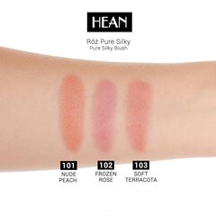 Skaistalai Hean Pure Silky blush 102 Frozen Rose, 4 g цена и информация | Бронзеры (бронзаторы), румяна | pigu.lt