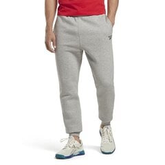 Sportinės kelnės vyrams Reebok ri left leg jogger hs7118, pilkos цена и информация | Мужская спортивная одежда | pigu.lt