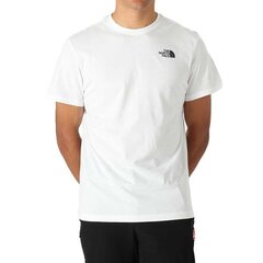 Marškinėliai vyrams The North Face nf0a2tx2fn4, balti цена и информация | Мужские футболки | pigu.lt