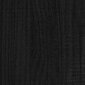 VidaXL Lovos rėmas, juodos spalvos, 120 x 200 cm, pušies medienos masyvas kaina ir informacija | Lovos | pigu.lt