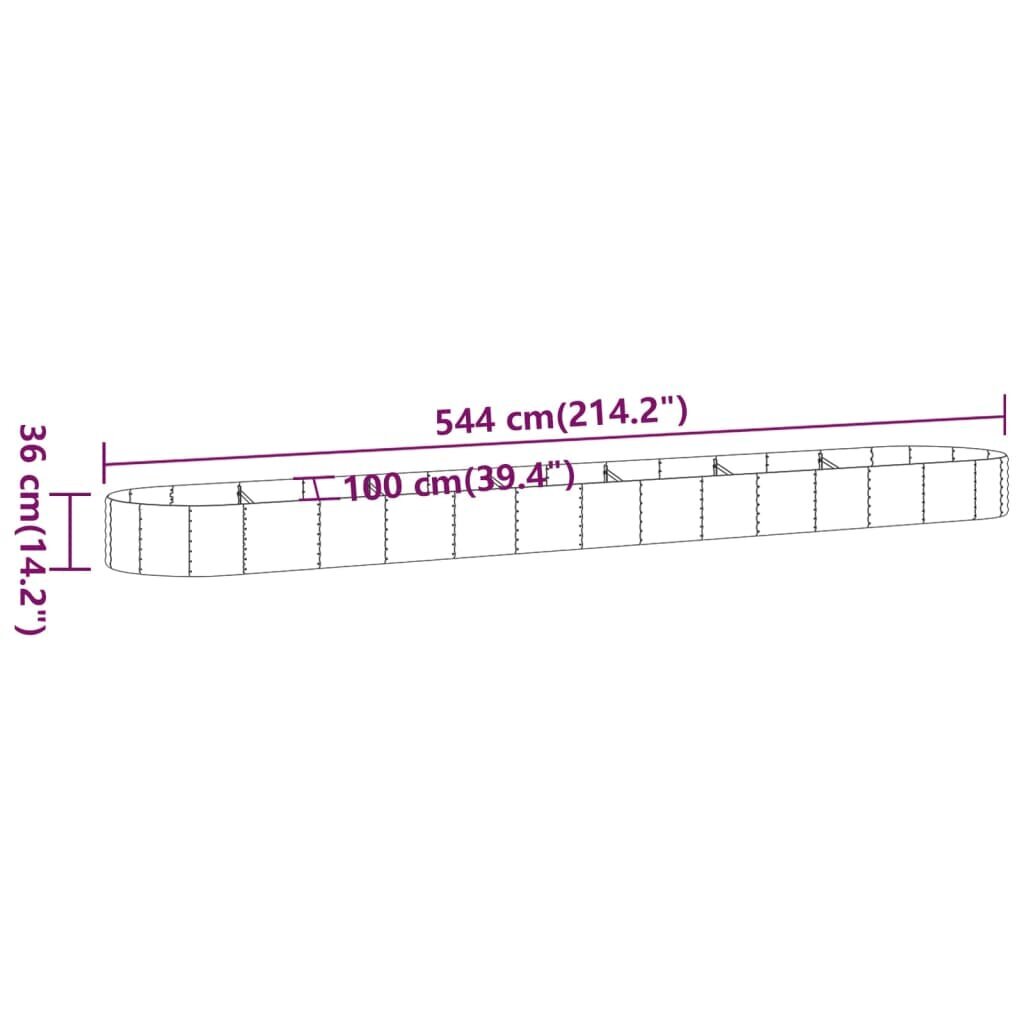 Sodo lovelis 36cm kaina ir informacija | Vazonai | pigu.lt