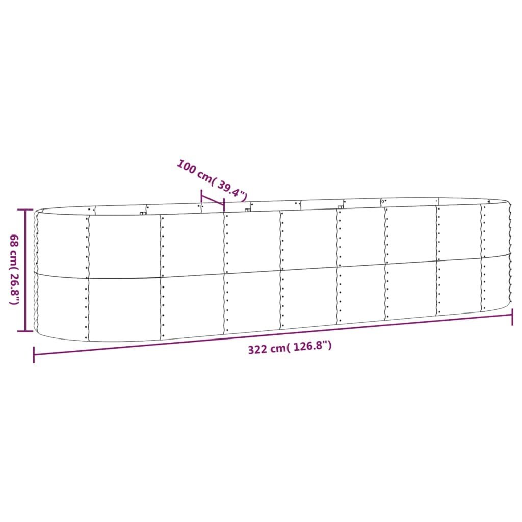 Sodo lovelis 68cm kaina ir informacija | Vazonai | pigu.lt