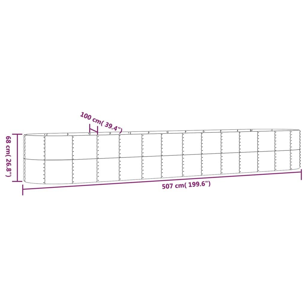 Sodo lovelis 68cm kaina ir informacija | Vazonai | pigu.lt