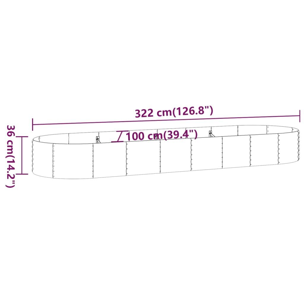 Sodo lovelis 36 cm kaina ir informacija | Loveliai | pigu.lt